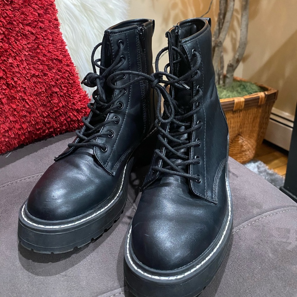 Black Combat Boots